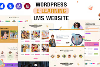 build a wordpress elearning lms website with learndash, tutor lms, or learnpress