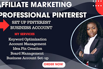 set up and manage your your pinterest business account for affiliate marketing