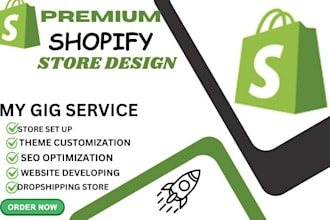 design, clone, redesign shopify website, or custom shopify store design