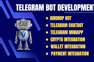 build telegram bot miniapp airdrop wallet integration dapp tg crypto chatbot