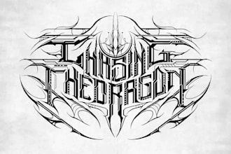 design extreme graffiti tag, nu metal, hard techno and metal band logo