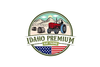 design powerful unique agricultural brand logo