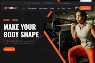 sport website gym website workout website health and fitness basketball website