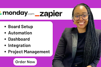 setup monday com dashboard automation crm zapier automation pipedrive