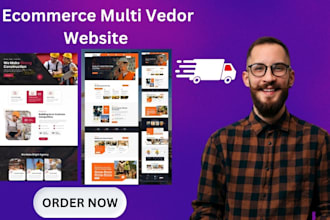multi vendor ecommerce marketplace website multi vendor website