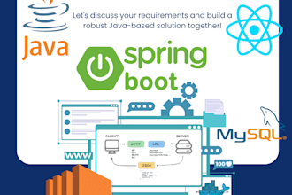 do enterprise level full stack projects with node, react, java springboot