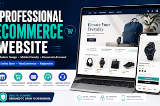 build a professional ecommerce website or online store