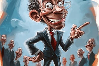 do satire, editorial or political cartoons for you
