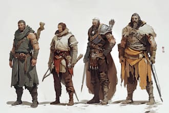 draw fantasy dnd character illustration anime art design