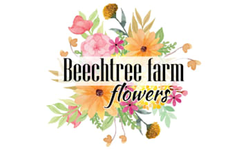 design marvelous floral logo in high definition with satisfaction guaranteed