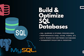 build and optimize sql databases and queries