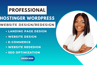 hostinger website design wordpress website design hostinger redesign web design