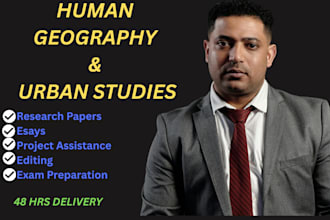 assist in human geography and urban studies for gr 4 to 12