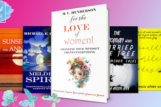 create modern, ebook cover, kindle or ebook cover to KDP paperback cover