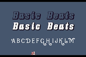 recreation of fonts in geometry dash