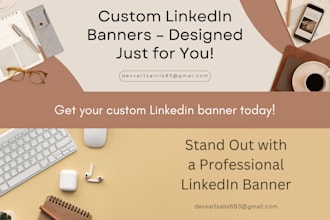 design a professional linkedin banner for you