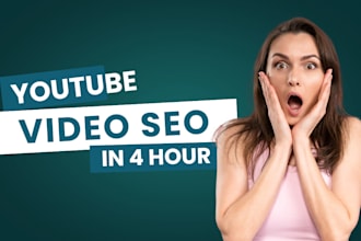 optimize SEO title, description, and tags for youtube videos to rank