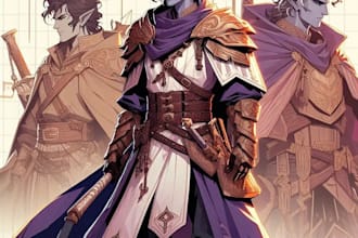 make a dnd character art and dnd character art