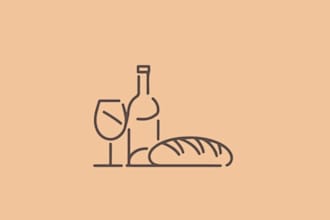 design a unique, professional, and modern food business logo