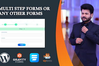 create advance multi step forms or fix any issues of forms, SMTP integration