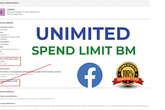 create unlimited spending limit facebook business manager and ads account
