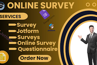 fill online survey and questionnaire with jotform or google form