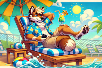 illustrate furry graphic  furry fursona furry book page nsfw novel