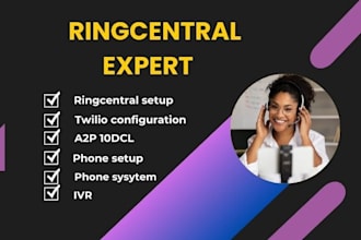 do ringcentral tcr registration, IVR, and a2p 10dlc registration