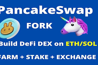build uniswap, raydium, pump fun, dex, bridge on evm, solana, ton, sui, tron