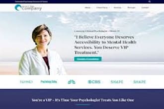 design healthcare, clinic , dental, physical therapy website