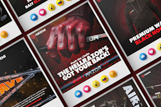 do social media ad graphics, facebook posts, instagram ad, ads design