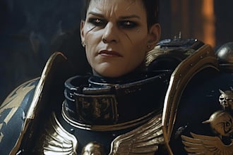 do a warhammer 40k character art of your choice