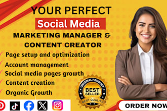 be your marketing expert, digital social media manager and content creator