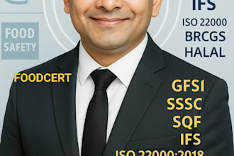 gfsi expert for halal brcgs ifs sqf fssc 22000 global gap