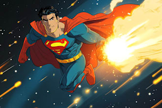 make you as a superhero marvel or dc character