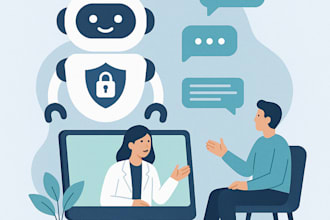 hippa compliant ai chatbot, telemedicine healthcare therapy automation software