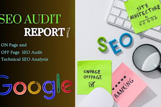 do SEO audit report for your company website