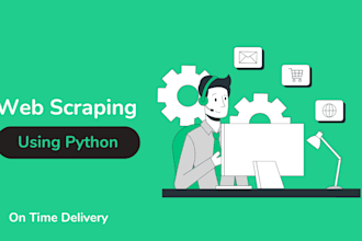 do web scraping using python