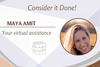 be your expert administrative virtual assistant