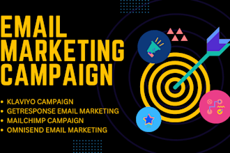 do email marketing campaign, klaviyo flows, omnisend, mailchimp and getresponse