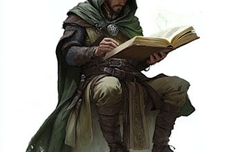 do create a dnd art and d and d character for you