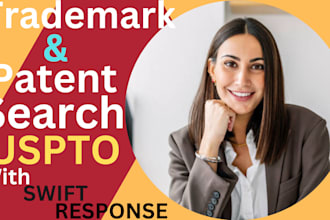 conduct a gross patent and trademark search, trademark filing for US and non USA