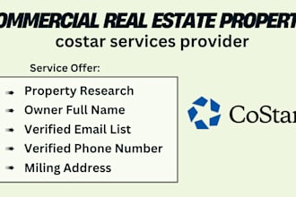 do provide costar commercial real estate data with accuracy