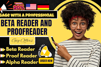 alpha, beta, proofread, line edit your cozy mystery fantasy scifi graphic novel