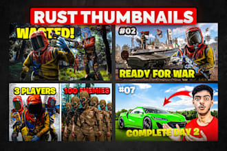 design rust youtube thumbnails