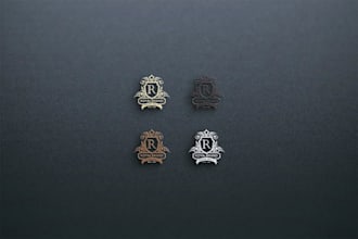 design a eye catching custom emblem, family crest logo