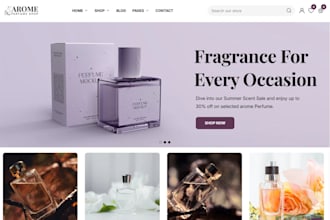 design perfume store cologne scent fragrance store perfume dropshipping website