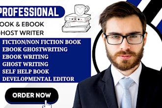 self help book fiction ghostwriter paperback book writer ebook writer biography