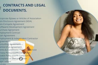 write professional contracts and legal documents