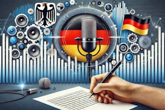 transcribe any german audio or video into text